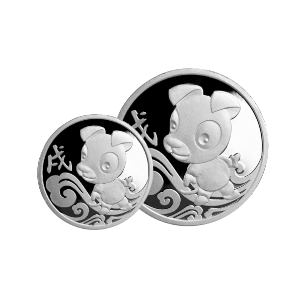 Bạc Mỹ Nghệ Con Giáp Kim Tuất – 1 Chỉ