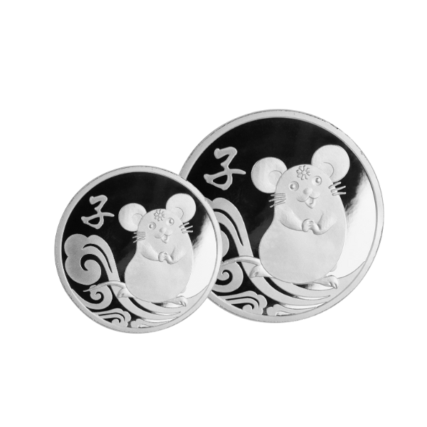 Bạc Mỹ Nghệ Con Giáp Kim Tý – 1 Chỉ 