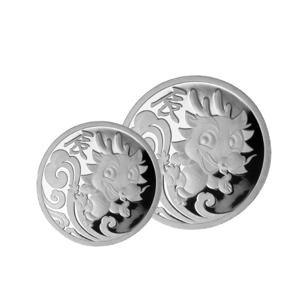 Bạc Mỹ Nghệ Con Giáp Kim Thìn – 1 Chỉ