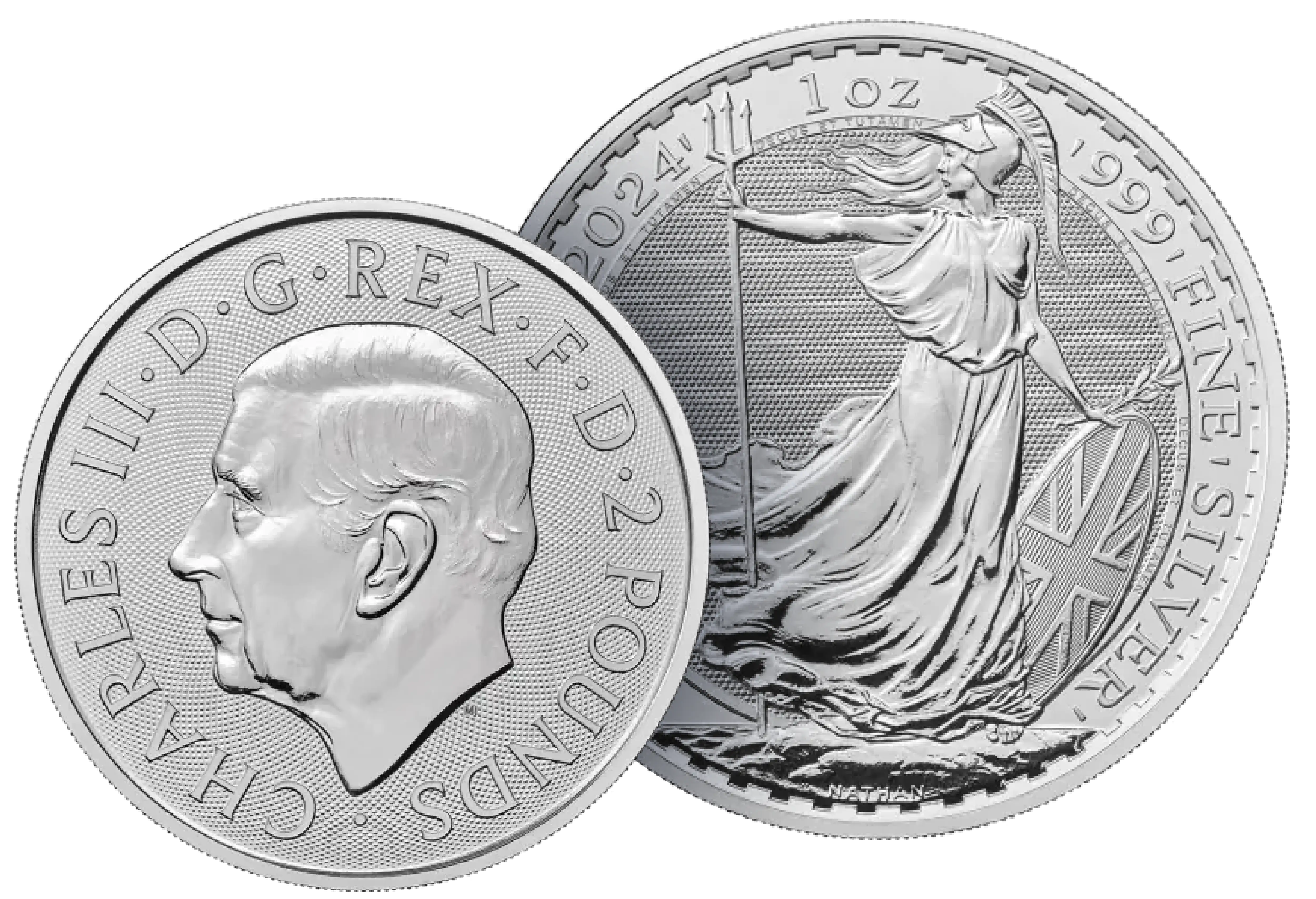 Đồng Bạc Britannia Charles III 1 OZ 2024 (8.3 Chỉ)