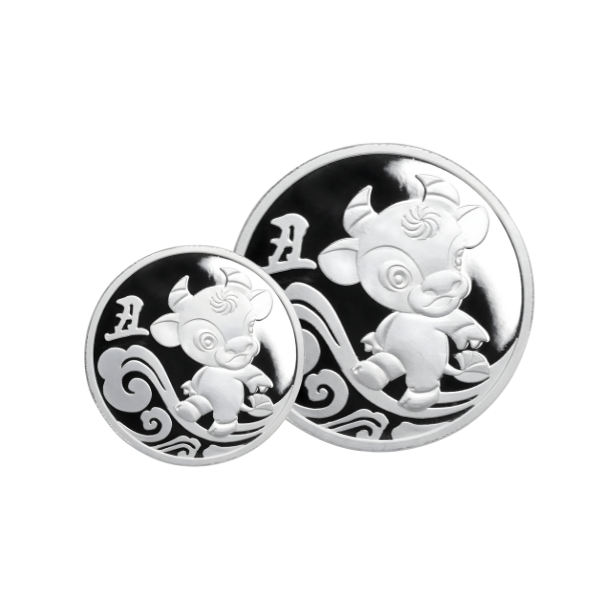 Bạc Mỹ Nghệ Con Giáp Kim Sửu – 1 Chỉ