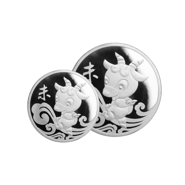 Bạc Mỹ Nghệ Con Giáp Kim Mùi – 1 Chỉ